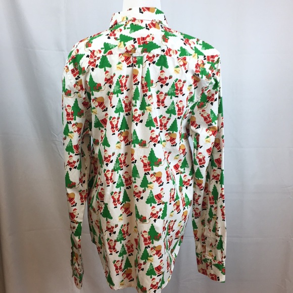 Denim and Flower Christmas shirt size L NWT - Picture 4 of 6